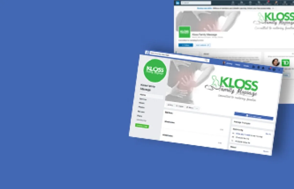 Kloss Family Massage Facebook page